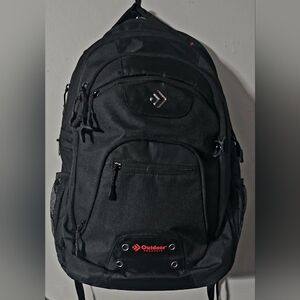 Outdoor Products Module Day Backpack Black & Red